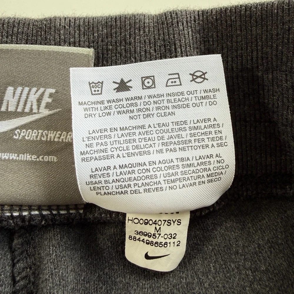 Y2K NIKE Sportswear Relaxed Lounge Pant Womens Medium (8-10) Gray Relaxed Baggy‎